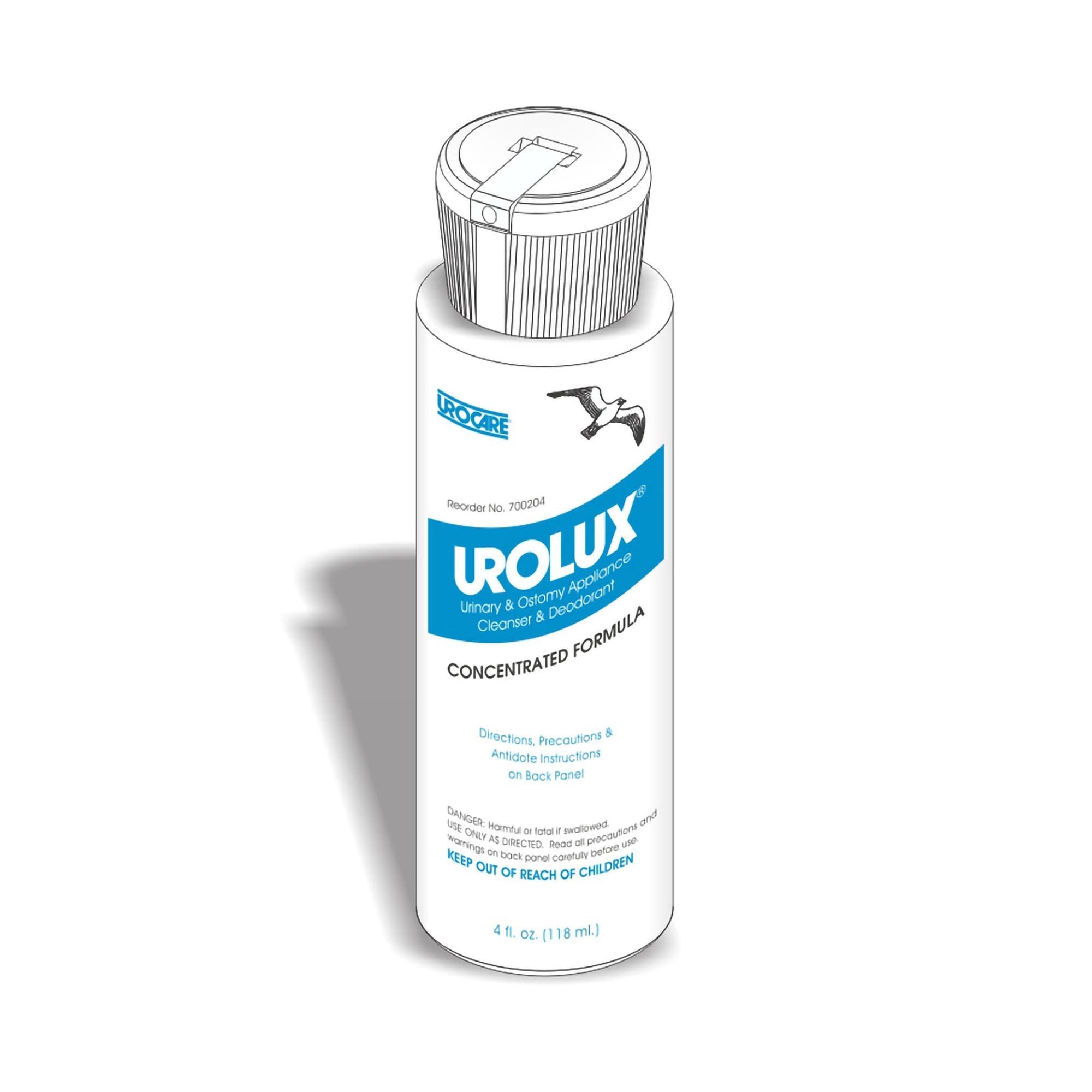 Urinary and Ostomy Appliance Cleanser and Deodorant Urolux® 4 oz., NonSterile
